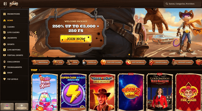 Lizaro Casino Welcome Offer