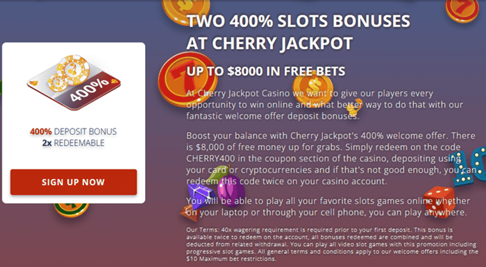 Cherry Jackpot Casino Free Spins