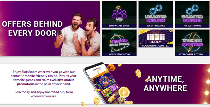 Slotsroom Bonus Code, Free Spins, Promotions