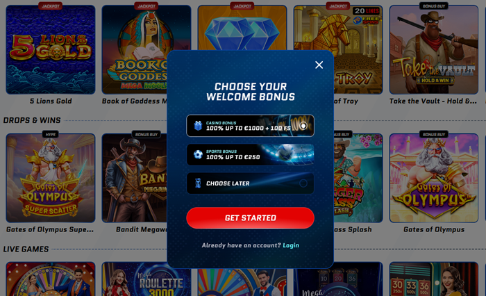 Scored Casino Sign Up Bonus