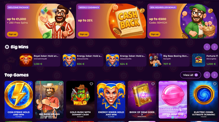 Spinania Casino Games, Live Dealer, Sportsbook