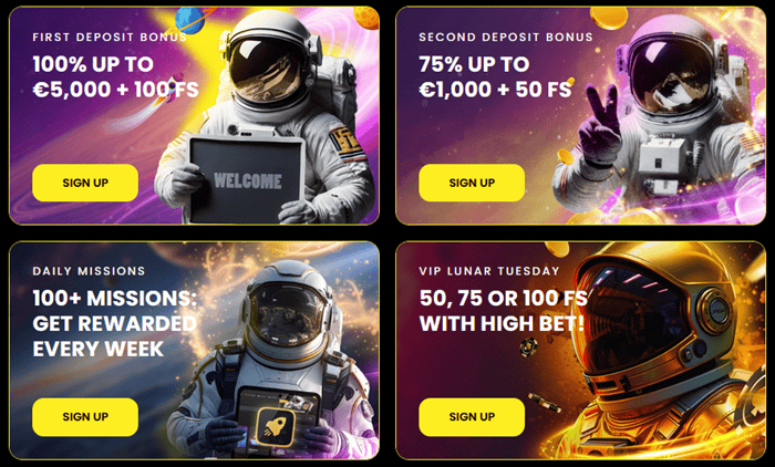Moonwin Casino Bonus for New Players