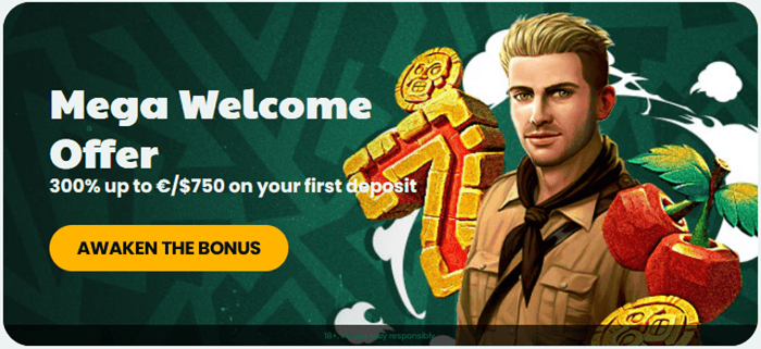 Tikal Casino MEGA Welcome Bonus Pack