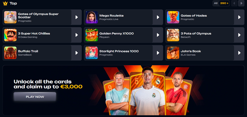 X3bet Casino Games and Free Spins Promotions