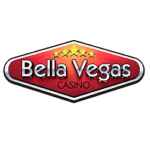 Bella Vegas Casino banner 250x250 logo