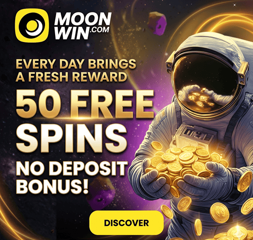 Claim 50 FS no deposit bonus at Moon Win Casino 